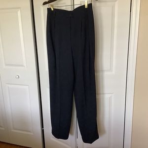 Vintage Jones New York Size 12 Navy Blue Cuffed Dress Pants Slacks Orig $119